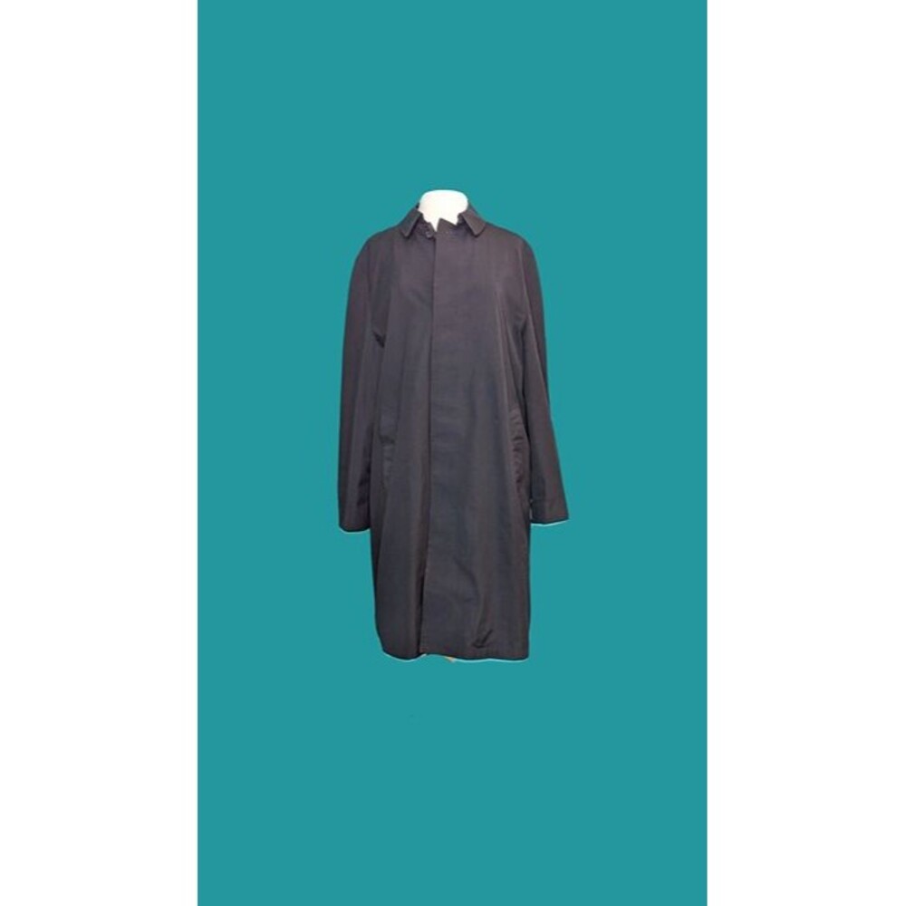 Vintage 40 Long Red Lined Black Jacket